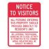 Notice to Visitors: All Persons Entering This Property Should Proceed Directly To Resident's Unit. No Loitering, Trespassing, Gambling Or Illegal Activity Is Permitted In The Common Areas. Violators Will Be Subject To Arrest. Signs