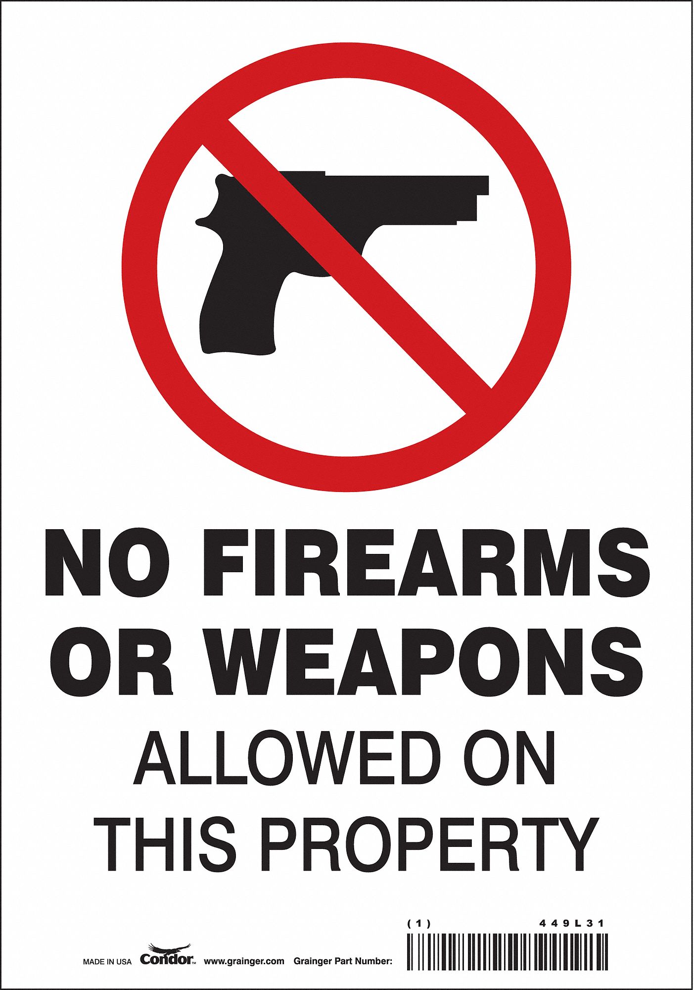 Safety Sign: Vinyl, Adhesive Sign Mounting, 10 in x 7 in Nominal Sign Size, Not Retroreflective