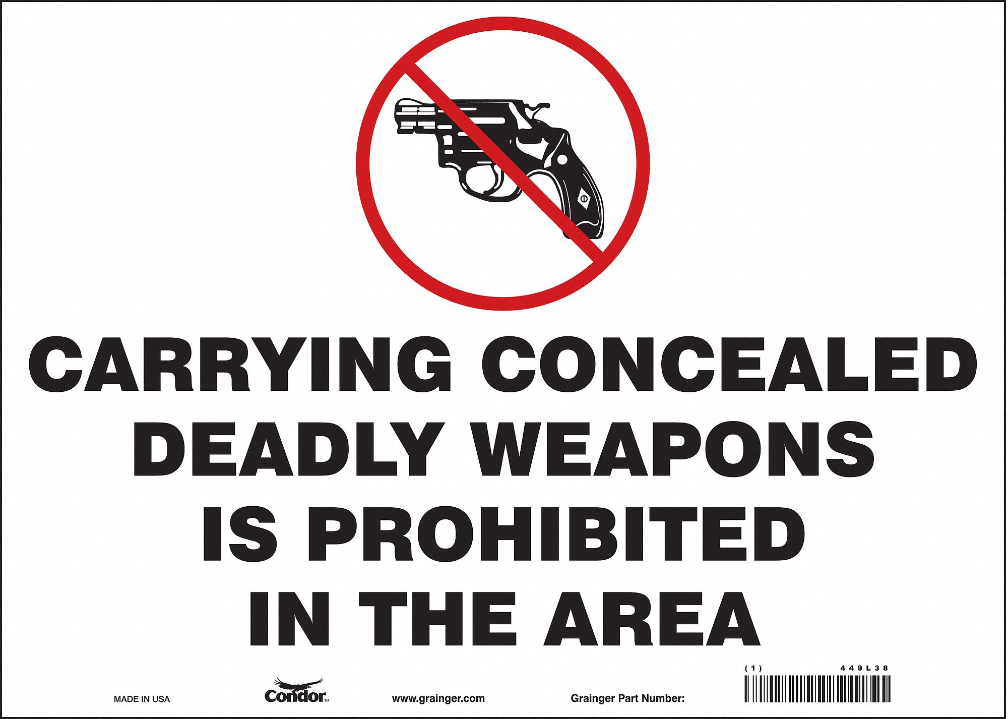 Safety Sign: Vinyl, Adhesive Sign Mounting, 10 in x 14 in Nominal Sign Size, Not Retroreflective