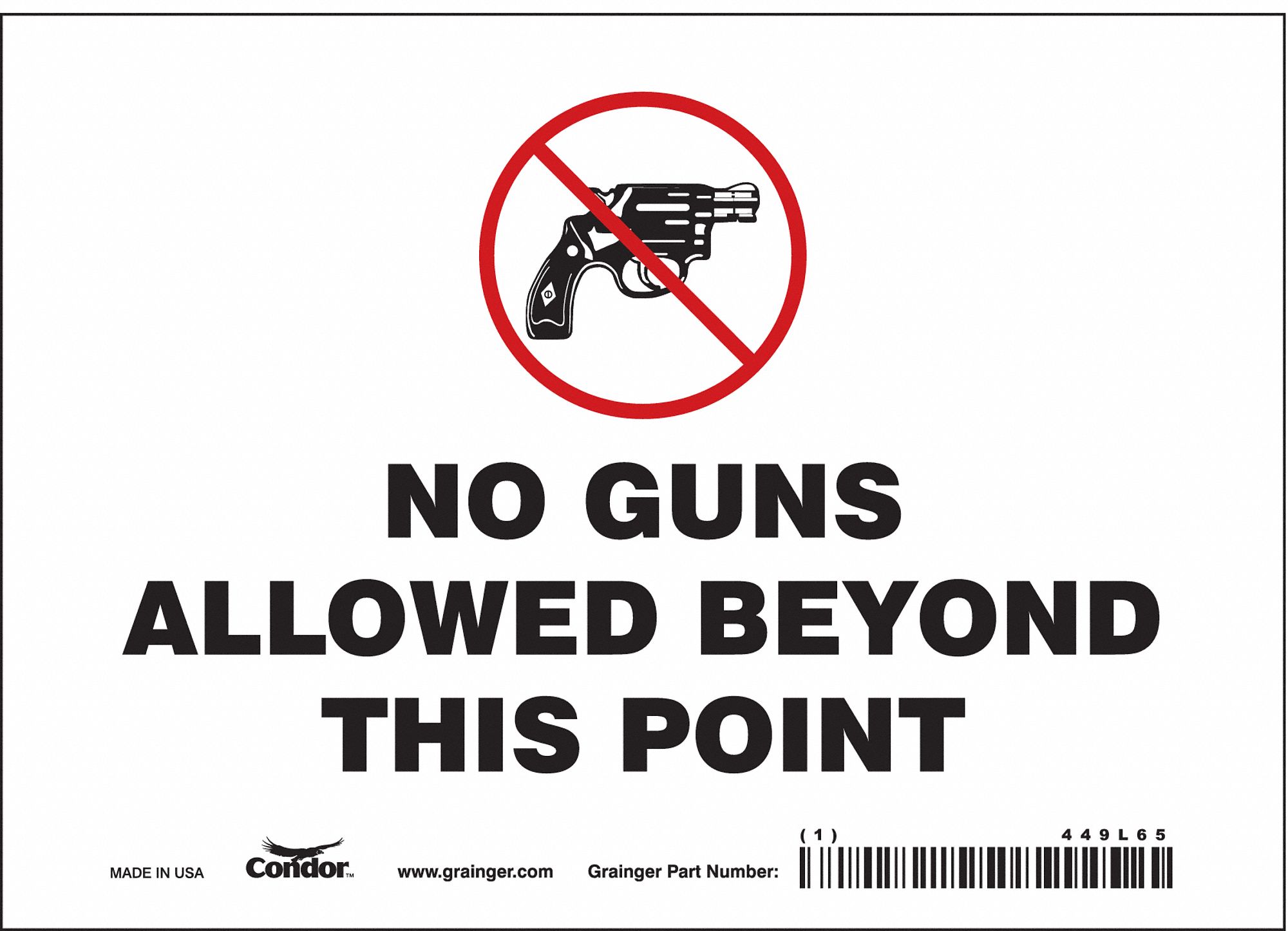 Safety Sign: Vinyl, Adhesive Sign Mounting, 5 in x 7 in Nominal Sign Size, Not Retroreflective