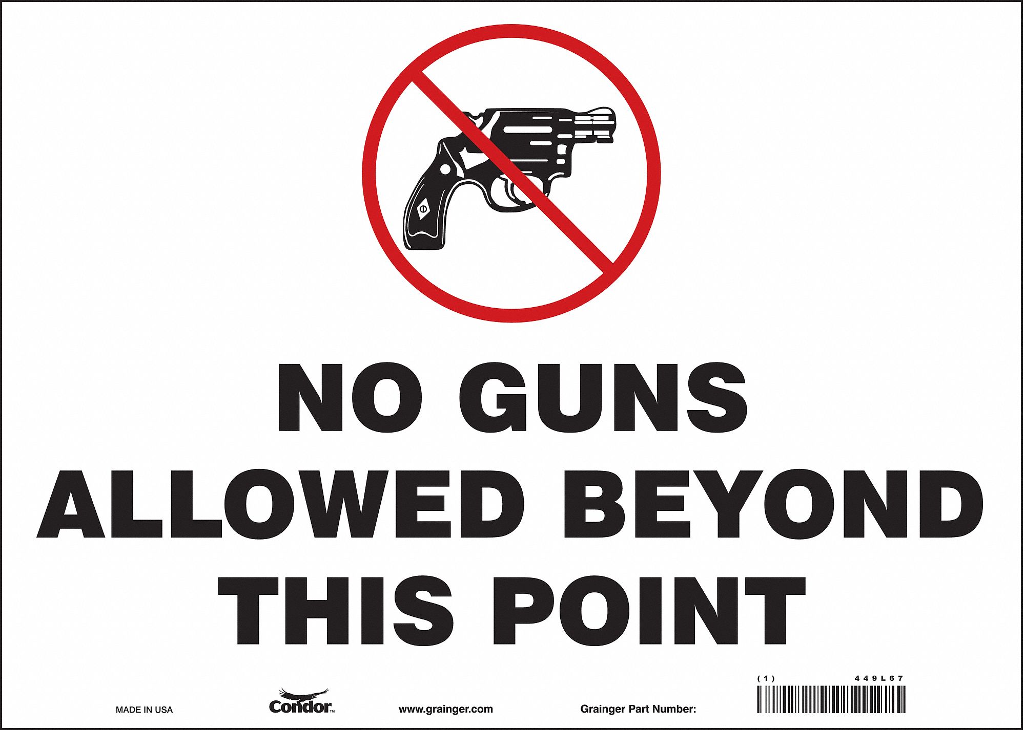 Safety Sign: Vinyl, Adhesive Sign Mounting, 10 in x 14 in Nominal Sign Size, Not Retroreflective