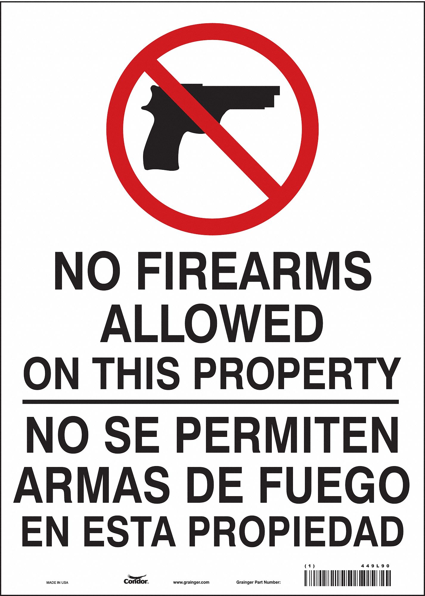 Safety Sign: Vinyl, Adhesive Sign Mounting, 14 in x 10 in Nominal Sign Size, Not Retroreflective