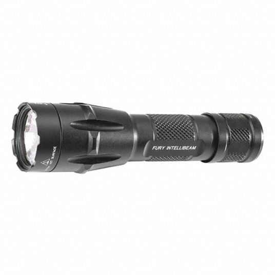 SUREFIRE, Rechargeable, 1,500 lm Max Brightness, Rechargeable Flashlight -  449U11|FURY-IB-DF - Grainger