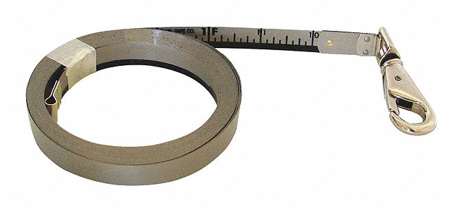 OIL GAUGING REFILL TAPE MEASURE,25 FT L