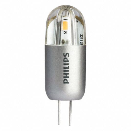 pianist Berouw syndroom LED Lamp, T3, 2-Pin (G4), 105 lm, 1.2 W, 12 V AC - Grainger