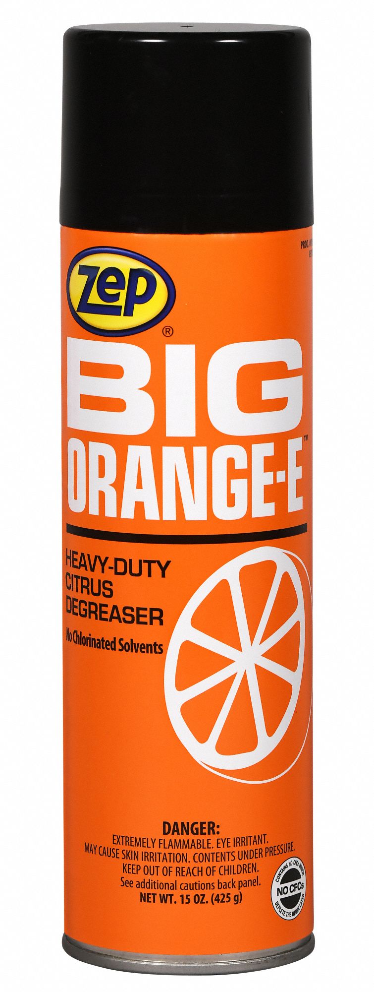 Zep Big Orange-E Heavy-Duty Citrus Degreaser, 15 oz. Aerosol Can, 12 Cans - 18501