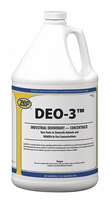 Deodorizer: Jug, 1 gal Container Size, Liquid, Ready to Use, Fruity Strong Sweet, 4 PK