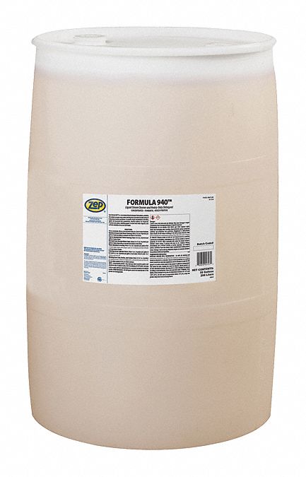 ZEP Heavy Duty Cleaner and Degreaser, 55 gal. Size, For Use On Aluminum ...