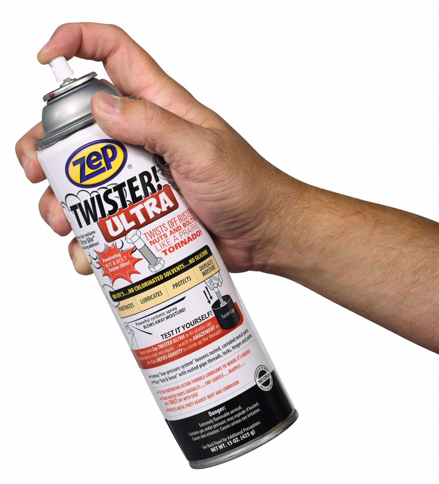 ZEP General Purpose Lubricant 55° to 250°F, PTFE, 15 oz, Aerosol Can