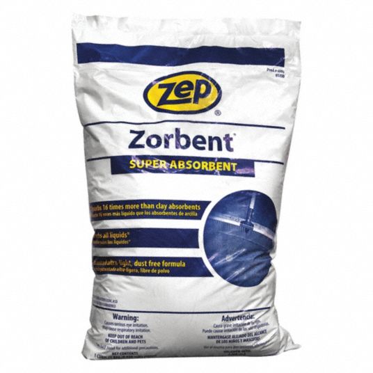 ZEP Loose Absorbent: 4 lb Wt, Bag, Not Scented - 449V96|699501 - Grainger