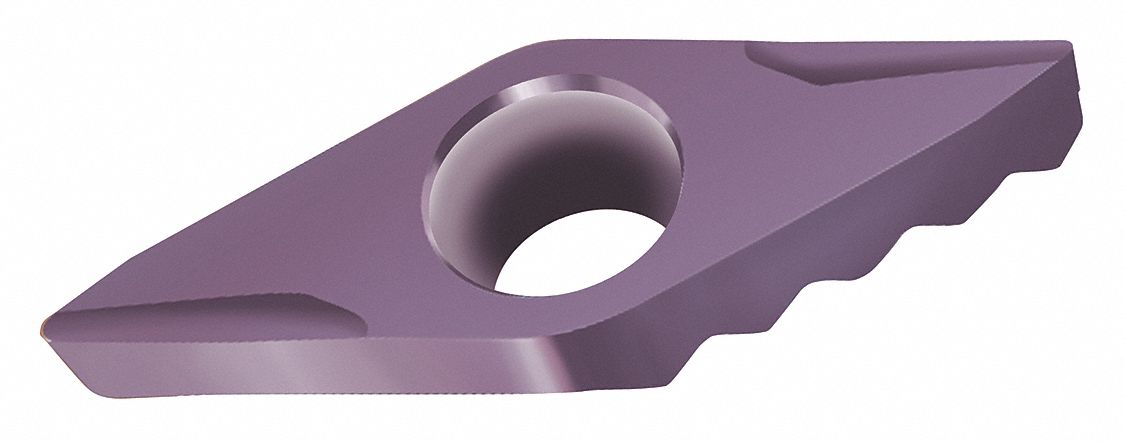 Turning Insert: VCGX Insert, Right Hand, 0.375 in Inscribed Circle, VCGX3 Insert