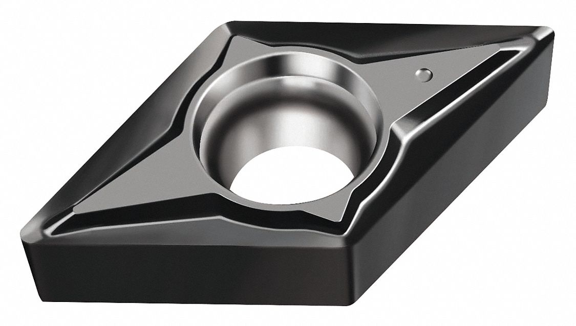Diamond Turning Insert: DCGT Insert, Neutral, 3/32 in Thick, 0.0040 in Corner Radius