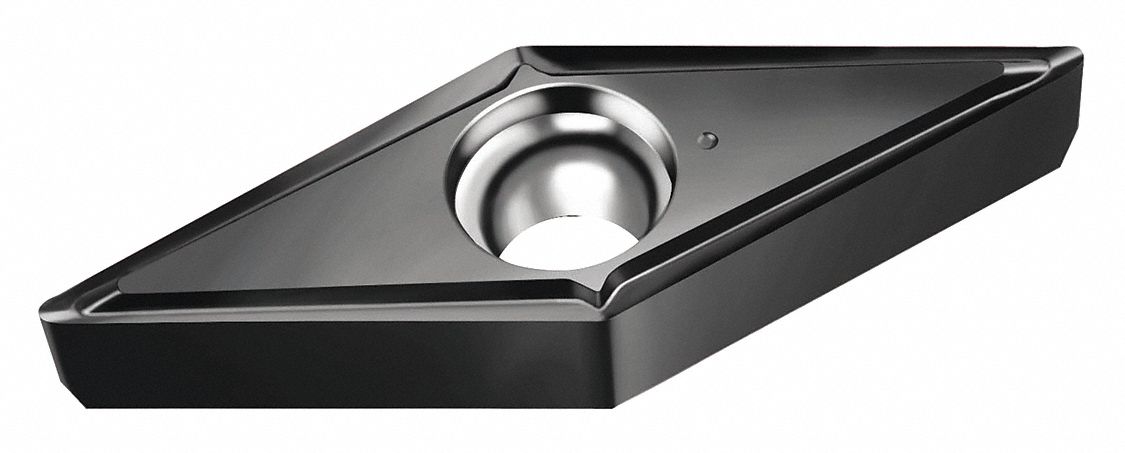 Diamond Turning Insert: VCGT Insert, Neutral, 1/8 in Thick, 1/64 in Corner Radius