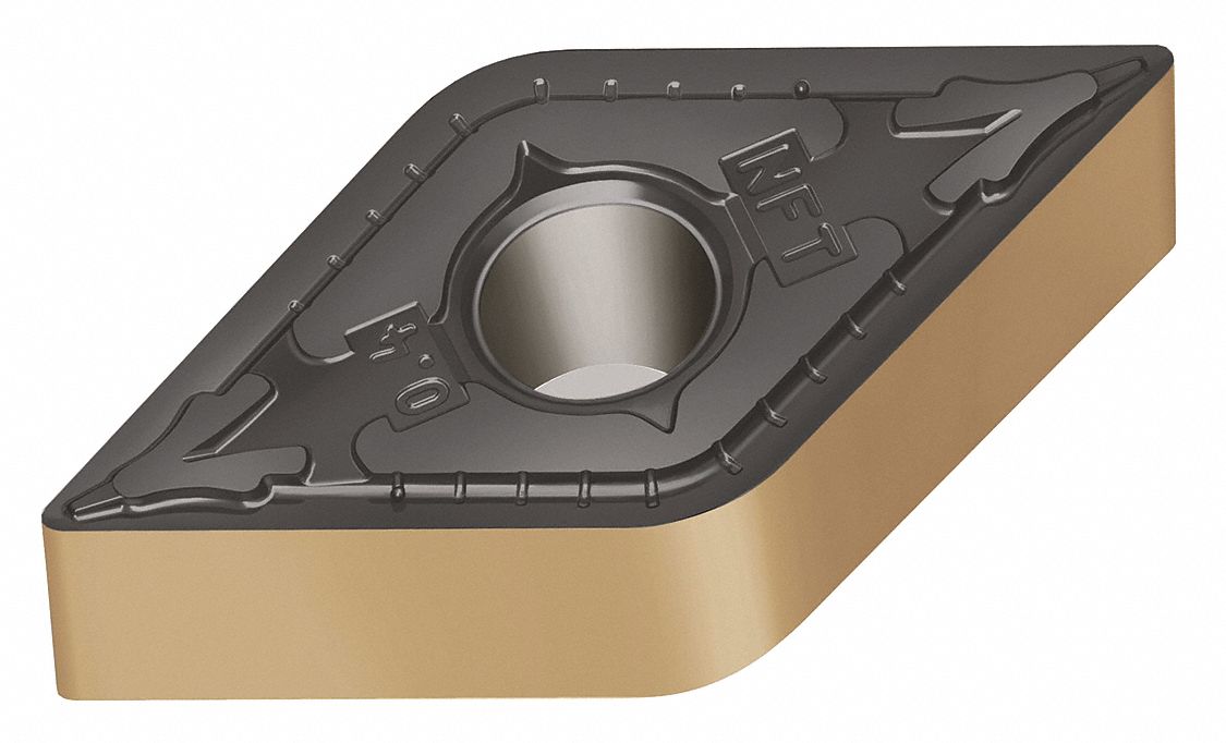 Diamond Turning Insert: DNMG Insert, Neutral, 1/4 in Thick, 1/32 in Corner Radius