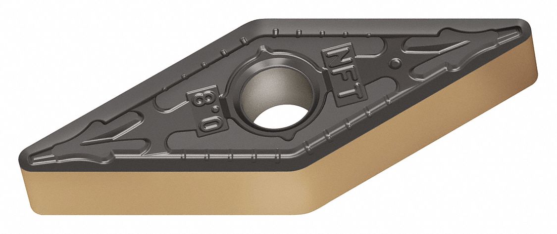 Diamond Turning Insert: VNMG Insert, Neutral, 3/16 in Thick, 1/32 in Corner Radius