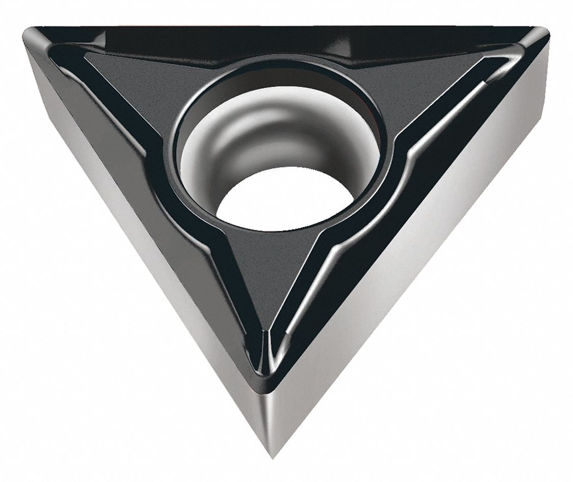 Triangle Turning Insert: 1/4 in Inscribed Circle, Neutral, FM2 Chip-Breaker, WSM20S