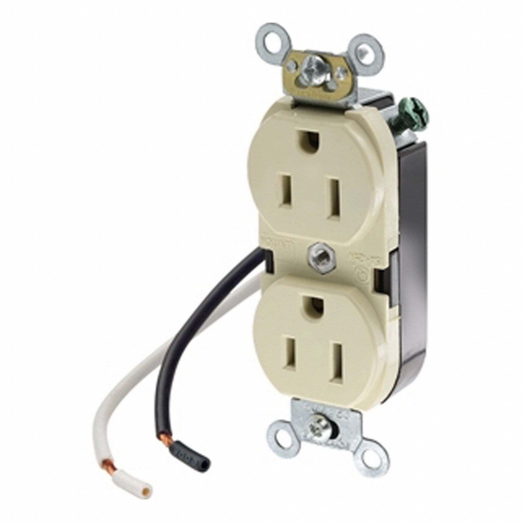 Leaded Dup 15A 125V Self-Gr Ivr