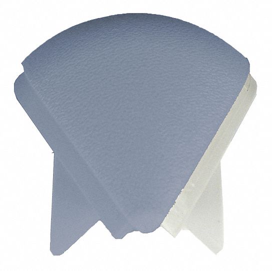 Corner: WG-30, PVC, Windsor Blue, 4 1/8 in Overall Ht, 1 7/8 in Overall Lg