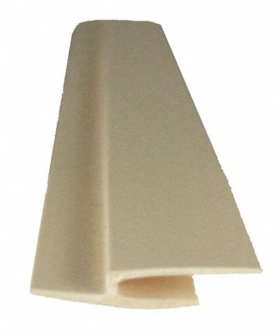 Joint Cover: PVC, Joint, 8 ft Panel Size, Ivory, 0.025 in Thick, 8 ft Overall Lg