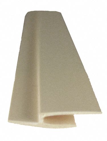 Joint Cover: PVC, Joint, 8 ft Panel Size, Eggshell, 0.025 in Thick, 8 ft Overall Lg