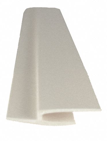 Joint Cover: PVC, Joint, 8 ft Panel Size, Linen White, 0.025 in Thick, 8 ft Overall Lg