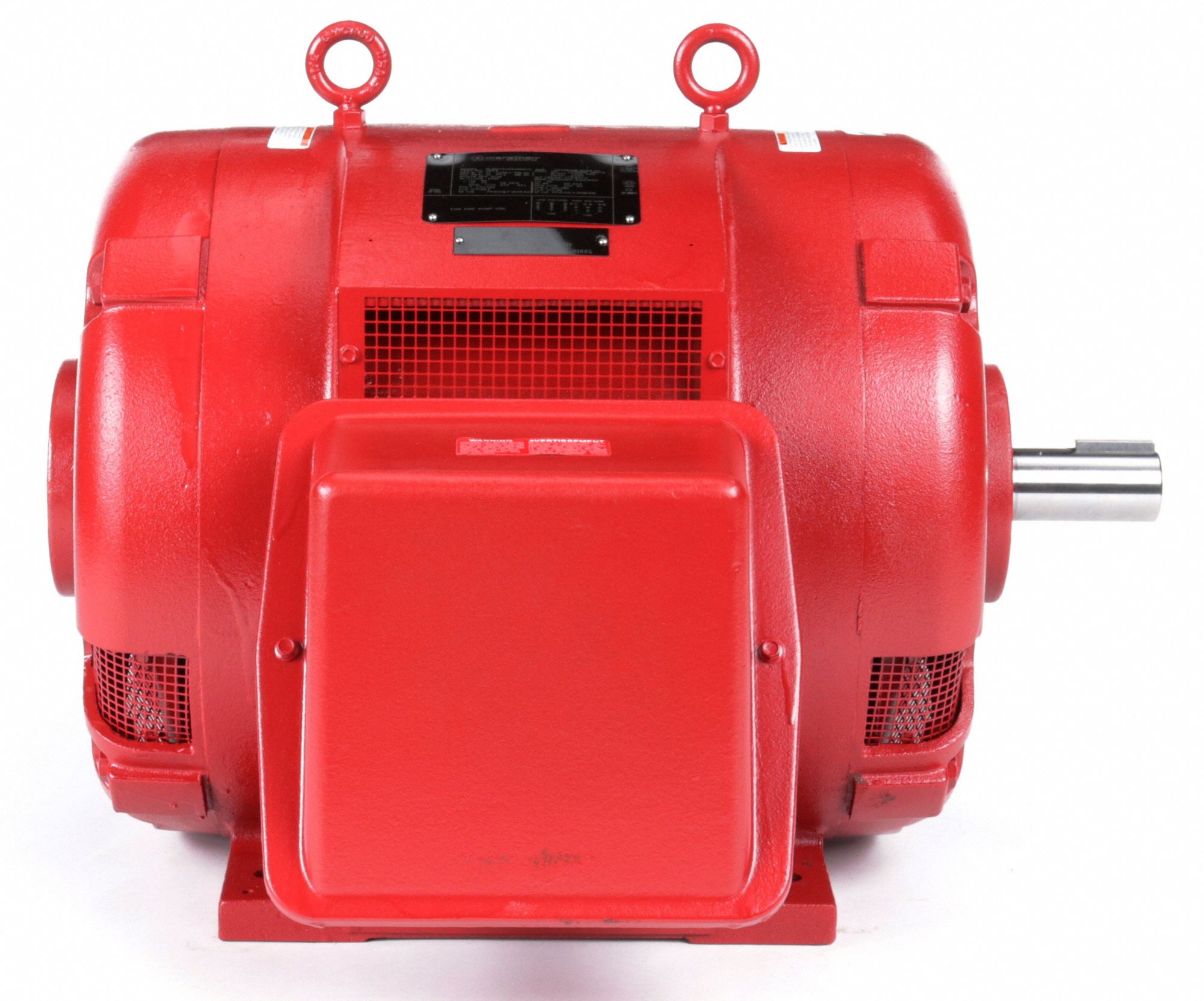 MARATHON MOTORS 75 HP Fire Pump Motor, 3-Phase, 1775 Nameplate RPM, 230 ...