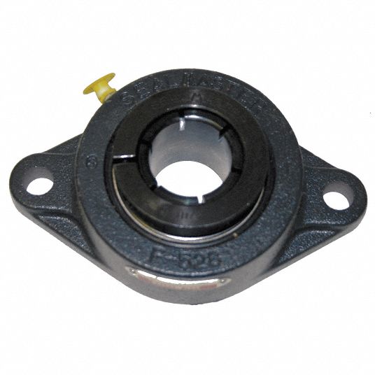 Sealmaster Radial Ball 1 316 In Bore 2 Bolt Flange Bearing 44a375msft 19 Grainger 5960