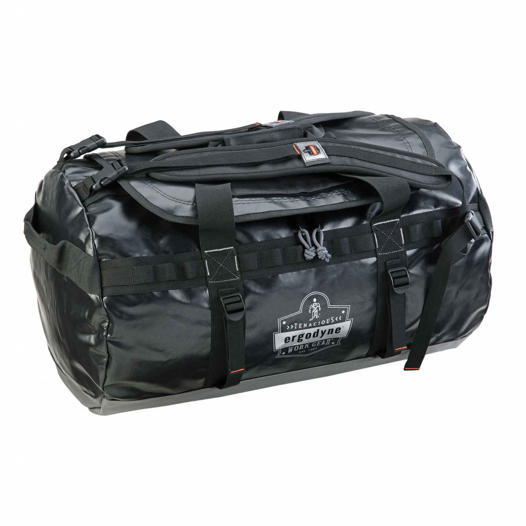 ARSENAL BY ERGODYNE Duffel Bag Black, 15 in Wd, 15 in Dp, 2 Pockets