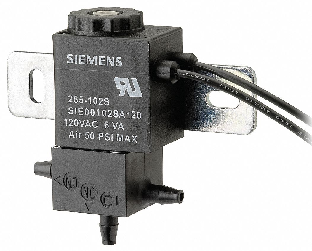 SOLENOID AIR VALVE,3-WAY,120VAC,0-30 PSI