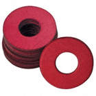 GREASE FITTING WASHER,1/4 IN.,RED,PK25