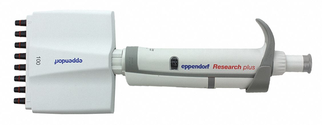 Multichannel Pipettor: 8 Channels, 10 ul Capacity - Max, 0.01 ul Volume Increments