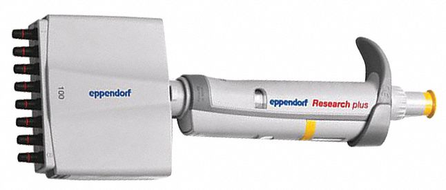 Multichannel Pipettor: 8 Channels, 100 ul Capacity - Max, 0.1 ul Volume Increments