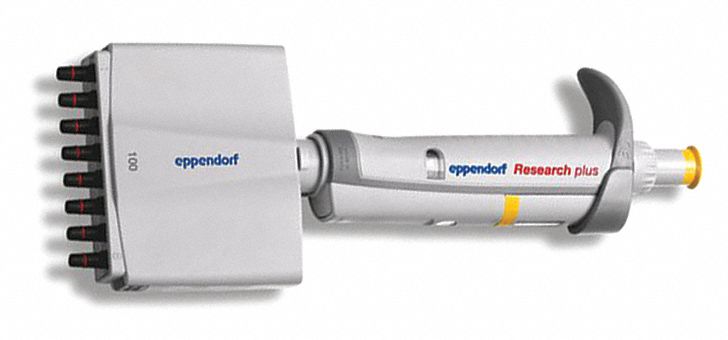 Multichannel Pipettor: 12 Channels, 100 ul Capacity - Max, 0.1 ul Volume Increments