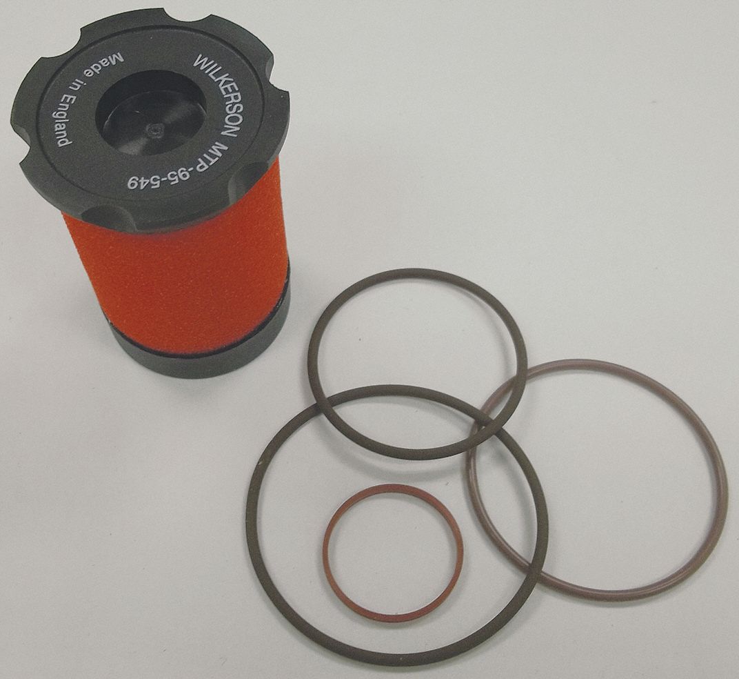 WILKERSON Filter Element TypeC .01 Micr 44C867MTP95549 Grainger