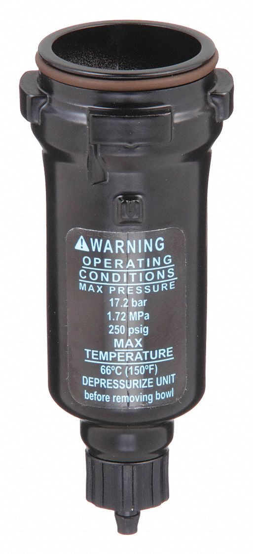 FRL Replacement Bowl: Metal, GRP, GRP-96-714