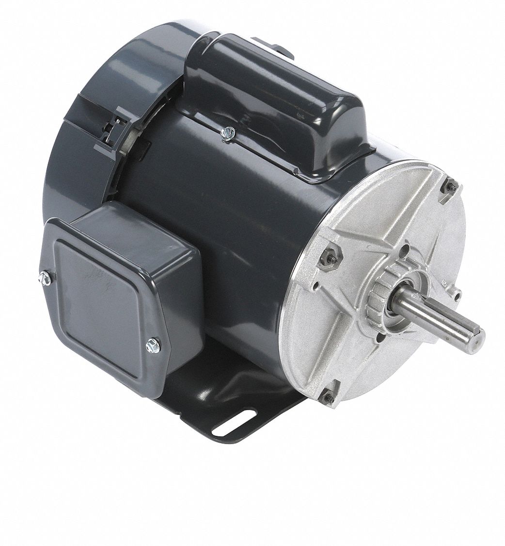 General Purpose Motor: Single Phase, 1/4 hp, 115/230V AC, 56 Frame Size, 5/8 in x 1 7/8 in, B