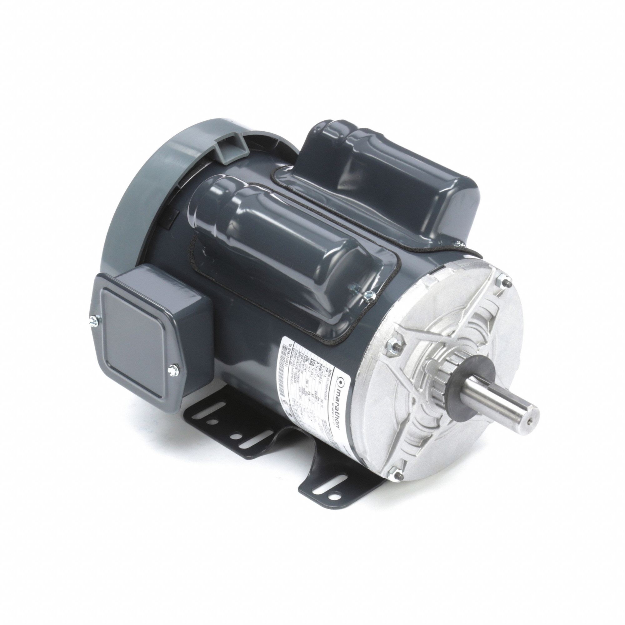 General Purpose Motor: Single Phase, 1 1/2 hp, 115/208-230V AC, 145T Frame Size, 1, 725 RPM, B