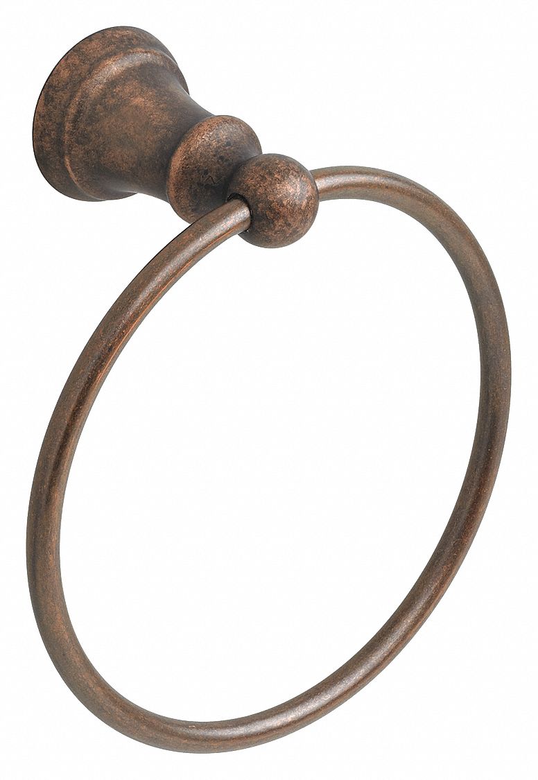 Amerock Arrondi Champagne Bronze Wall Mount Single Towel Ring BH26541CZ At - View #10