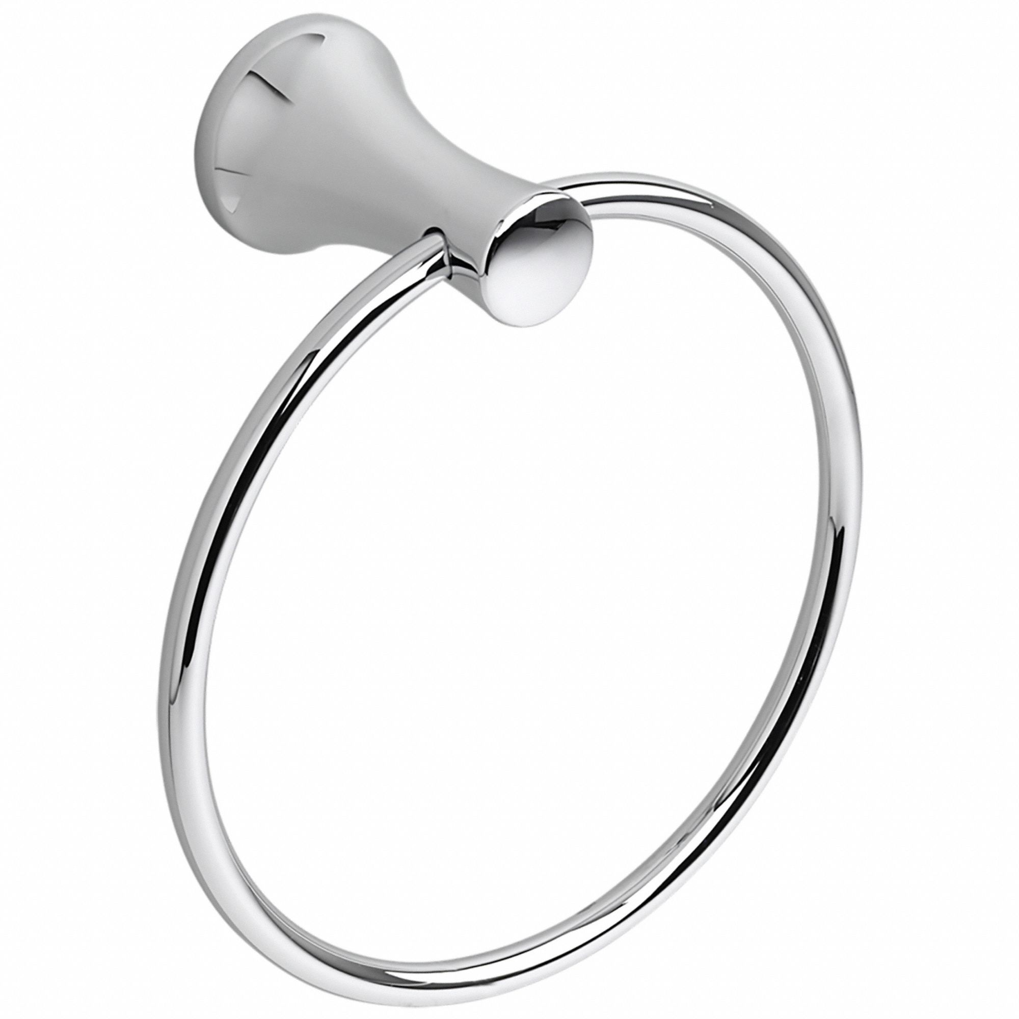 Towel Ring: 8337190.002, Wall Mount, 2 in Base Ht, 2 in Base Wd, 7 1/8 in Ring Ht