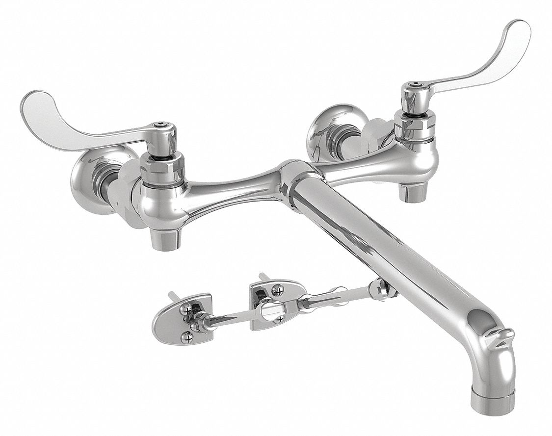 Chrome Finish, 20 gpm Flow Rate, Utility Sink Faucet 44E4748345115.