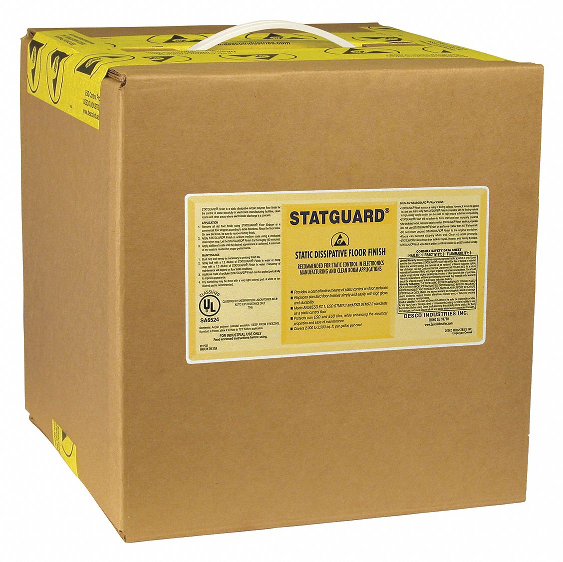 Floor Finish, 2.5 gal, Bag