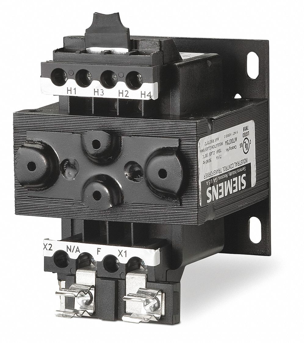 Control Transformer: 120V AC, 24V AC, Wall, 50 VA, Factory Installed Secondary Fuse