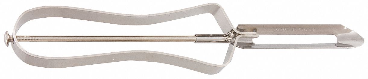 Peeler: 1 1/2 in Blade Lg, Stainless Steel, PEL5K