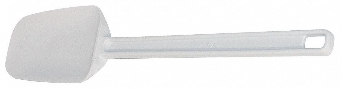 Spoonula: 13 1/2 in Overall Lg, Plastic Blade, Plastic Handle, 3 in Blade Wd