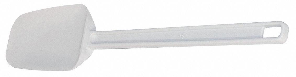 Spoonula: 9 1/2 in Overall Lg, Plastic Blade, Plastic Handle, 2 1/2 in Blade Wd