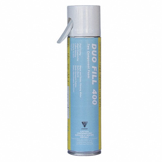 Insulating Spray Foam Sealant: 3 Components, 13 oz Size, Aerosol Can, Light Blue, R-6