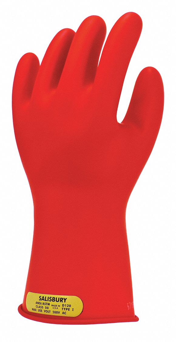 SALISBURY Electrical Glove Kit, 91/2, Red 44F805GK0011R/9H Grainger