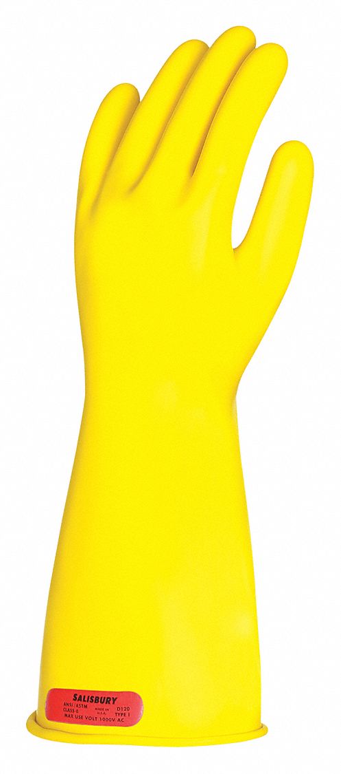 ELECTRICAL GLOVE KIT, 17,000V AC/25,500V DC, 14 IN LENGTH, BLACK, GK214B, CLASS 2