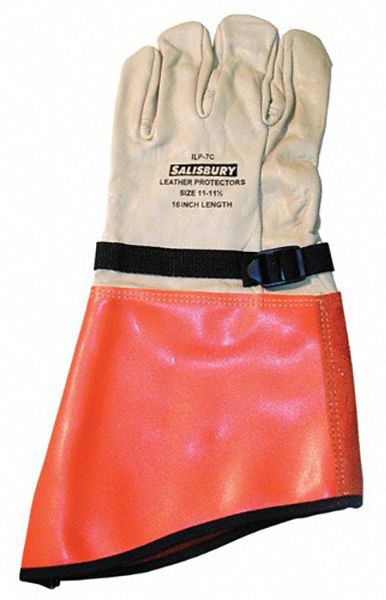 Electrical-Insulating Glove Protectors: SALISBURY ILP7C, For Class 4 Volt Class, 1 PR