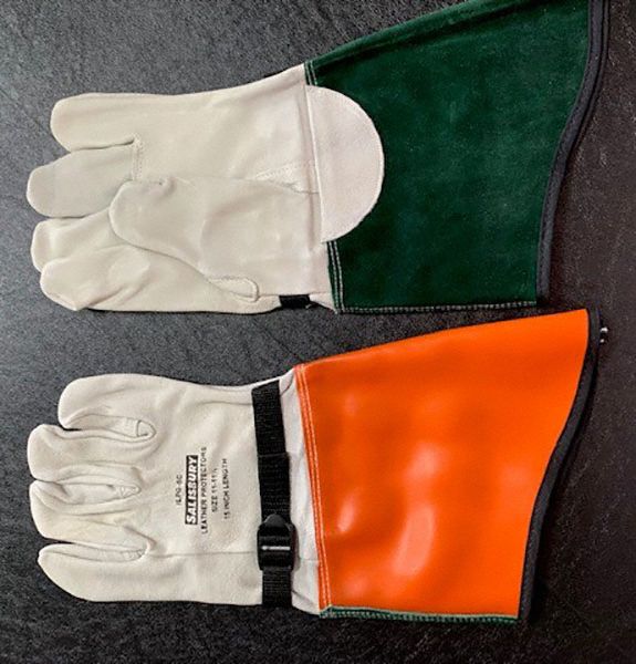 Electrical-Insulating Glove Protectors: SALISBURY ILPG6C, For Class 4 Volt Class, 1 PR